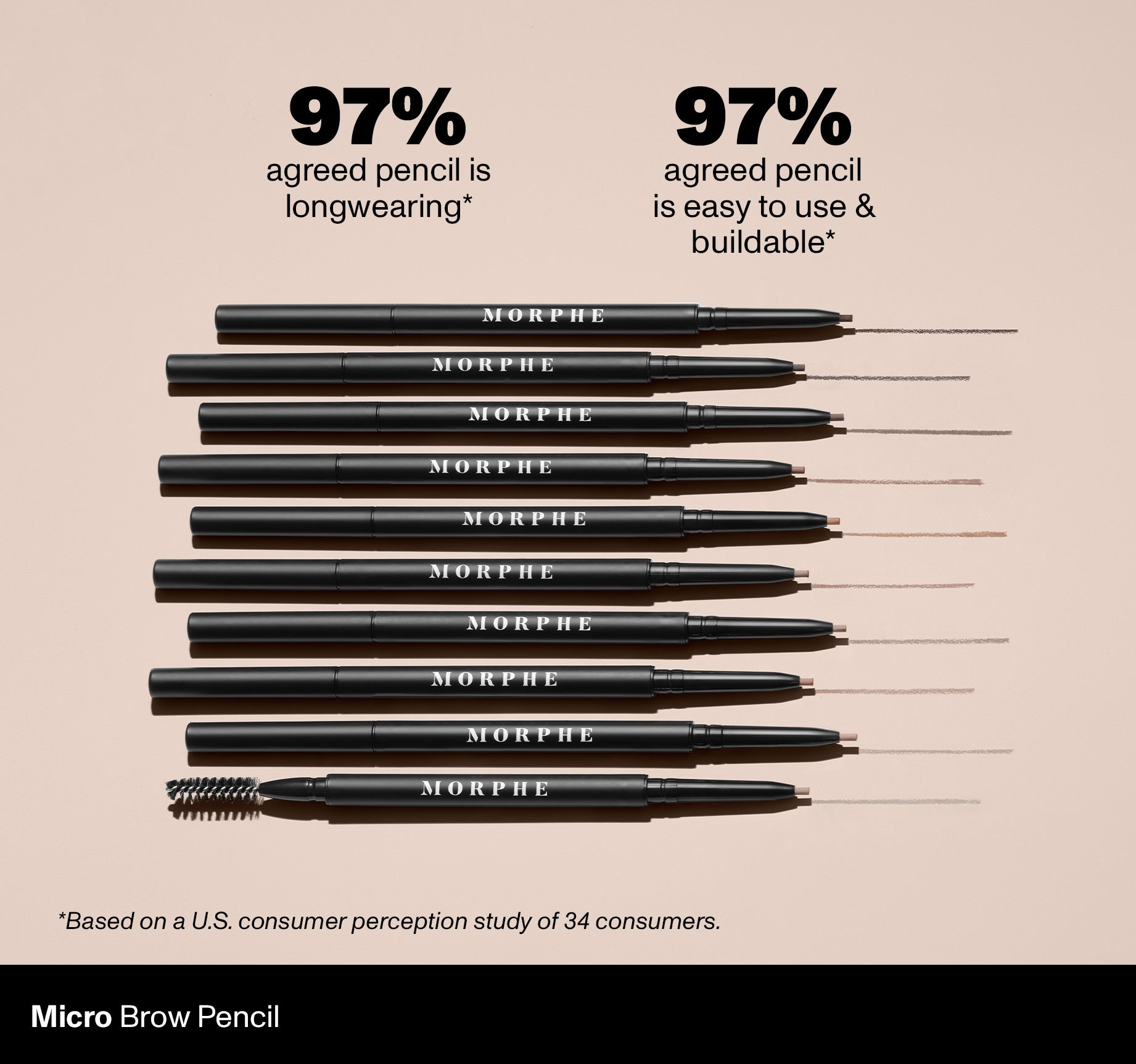 Micro Brow Dual-Ended Pencil & Spoolie